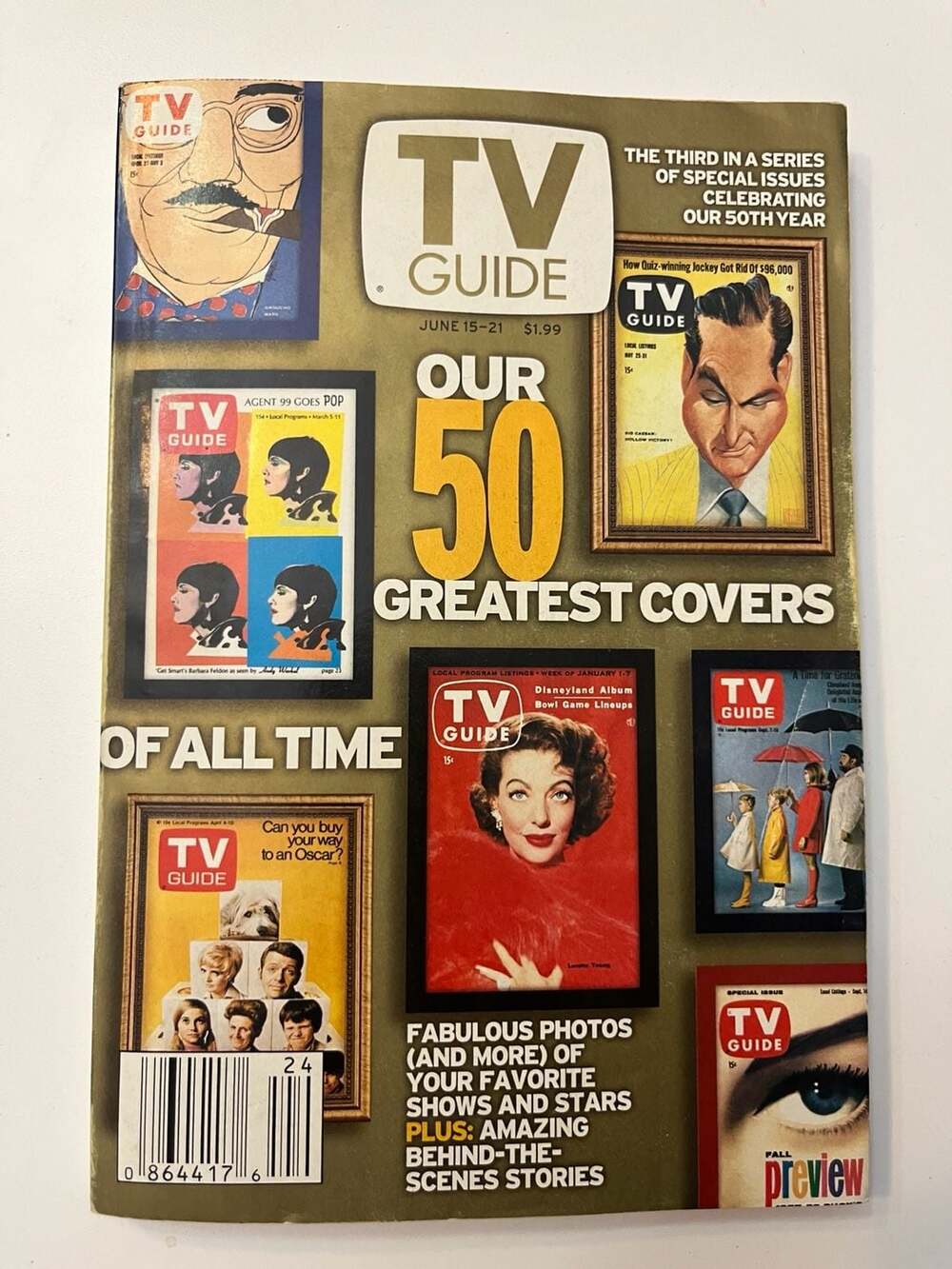 TV Guide Magazine June 15-21 Our 50 Greatest Covers